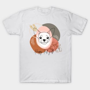 Chihuahua | Happy Fall, y'all! | It's sweater weather! | Hello Pumpkin! T-Shirt